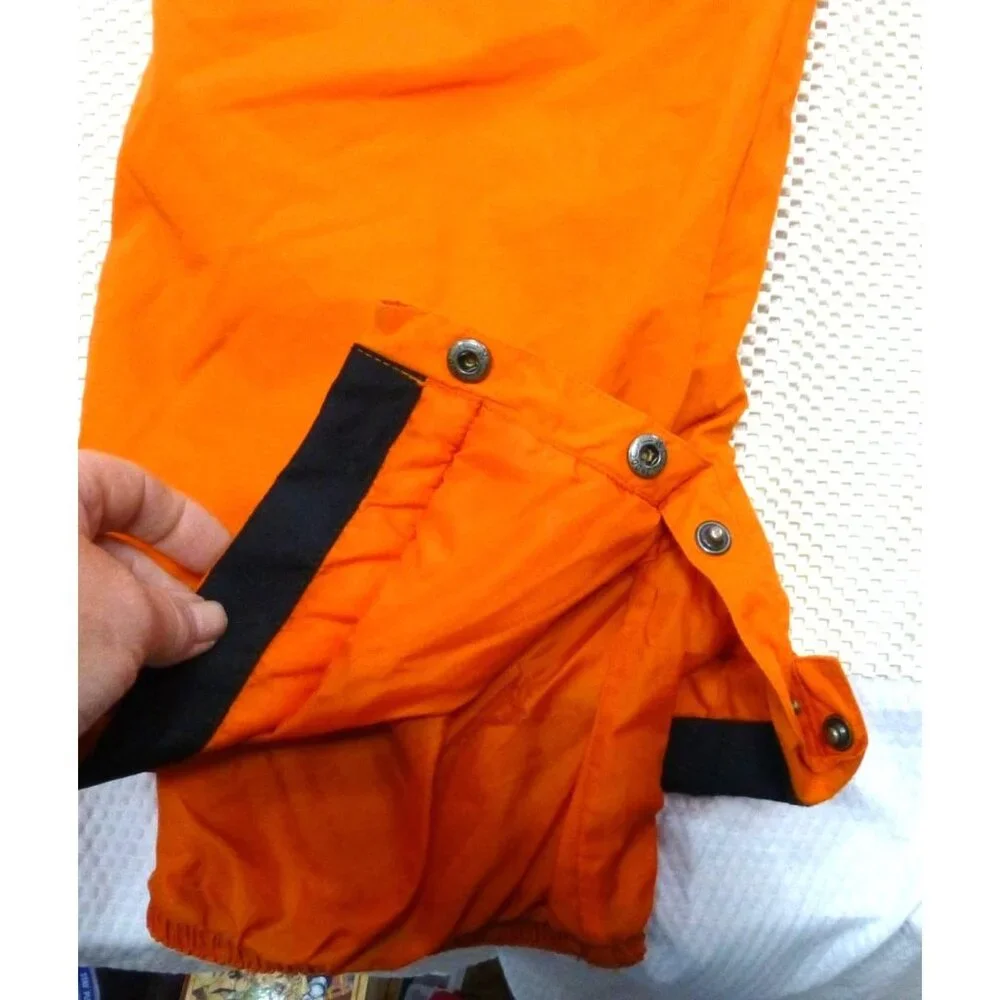 Burton Youth Orange Snow Pants US 14/16 EU 18-155 Durable Adjustable Waist Insul